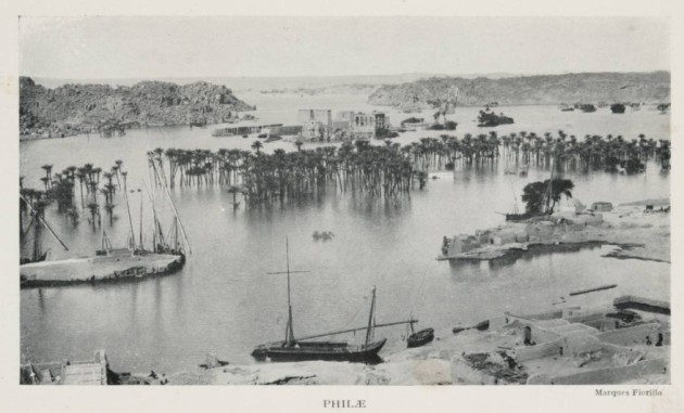 Marques and Fiorillo. Philae. 1906. From Travelers in the Middle East Archive (TIMEA). disponible sur : http://hdl.handle.net/1911/20965