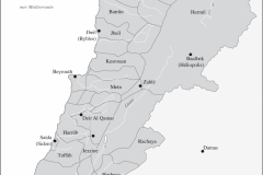 Les districts (muqâta'ât) libanais au XIXe siècle