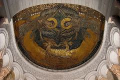 Oratoire de Théodulf à Germigny-des-Prés (Loiret) : la mosaïque de l'abside