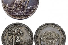 Juifs aux grains - Médailles produites par les autorités en Silésie en 1694