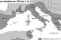 The roman Republic in 130 BC © SA, CERHIO
