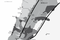 Sectarian Map of Lebanon