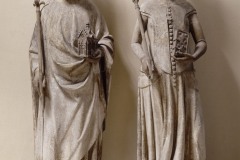 Charles V king of France and Joan of Bourbon queen of France (1365-1380). Provenance decoration of the Louvres Palace (probably the eastern access destroyed circa 1658-60). Localisation: RMN (Musée du Louvre)/ Hervé Lewandowski.