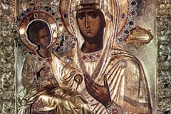 Icon of the virgin venerated by John of Damascus, Hilandar monastery