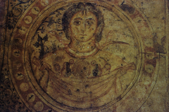 Floor fresco, Qasr al-Hayr al-Gharbi, Syria. 2nd quarter of 8th Century, Damascus, National Museum,  HATTSTEIN, Marcus (Dir.) L'Islam arts et civilisations. Könemann, 2004, 639 pages.