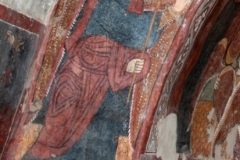 Representation of the Archangel Gabriel according to the Gospel of Luke, church of Mar Todros - St Theodore (Behdidat - Lebanon) © Charles Chémaly