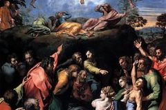 Raphael's Transfiguration, Oil on wood (405x278 cm), 1518-1520, Vatican Museum