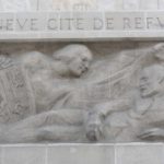 photo bas-relief Genève, cité du refuge