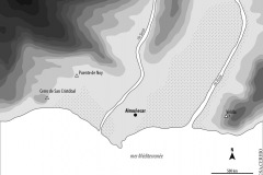 خريطة المواقع الأساسية الحضرية في منطقة أقصى غرب المتوسط القديم  سيريو