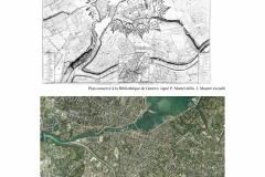 مخطط مدينة جنيفا، المخطط محفوظ في مكتبة جنيف وموقعة من مارتيل ديلان و ج. مورر