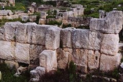 Temple d'Echmoun à Sidon - Enfant saisissant un coq