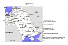 Map of the Jewish Residence Zone in Russia