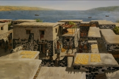 Reconstruction of a 1st century courtyard house in Capernaum. © Balage Balogh/Archaeology Illustrated.com
