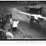 Bénédiction d'un aéroplane en temps de guerre